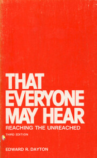 That Everyone May Hear: Reaching the Unreached
