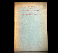 The Bible & Modern Scholarship