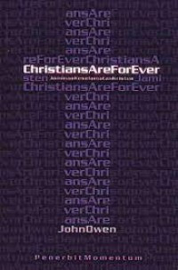 Image of Christian Are For Ever: Jaminan Keselamatan Kristen